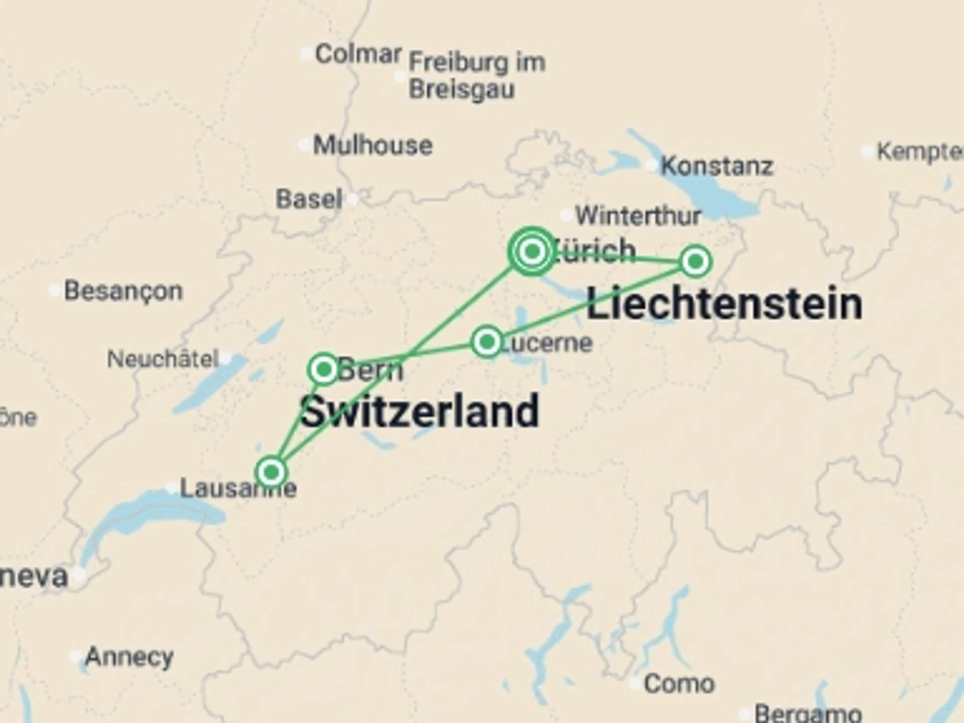 Switzerland 10-Day tours
