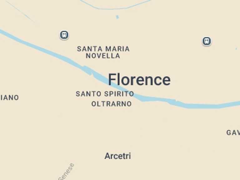 Map of Florence Wine tasting Tour with 2 destination visits for the trip: San Gimignano, Siena & Chianti from Florence