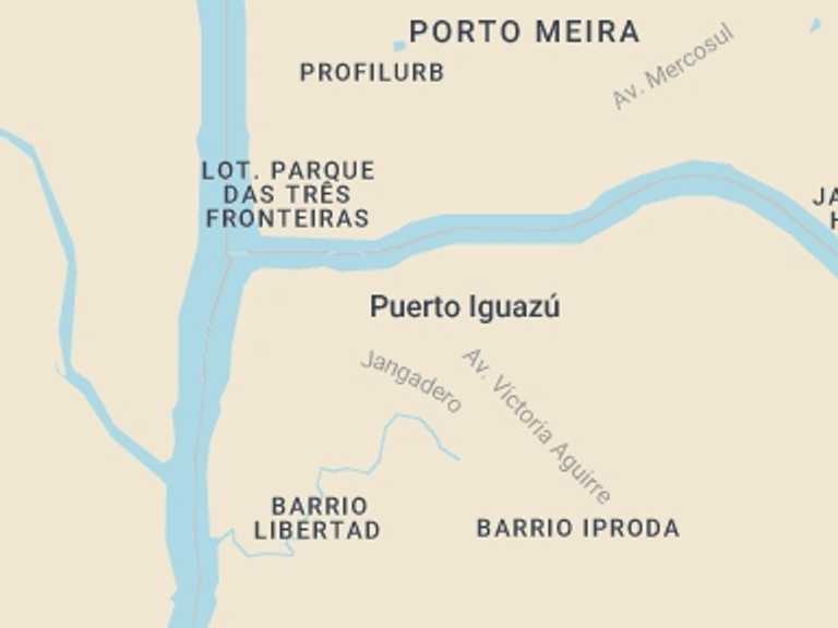 Map of South America Tour with 1 destination visits for the trip: Argentine Falls Tour with transfers and entry ticket - Small Group