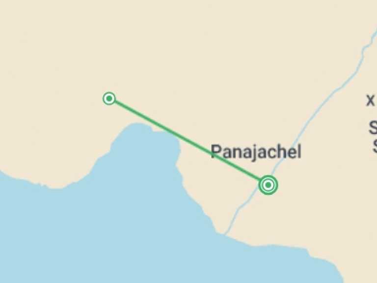 Map itinerary of North America Tour in June 2026 with 2 destination visits for the trip: Maya Homestay Experience 2D/1N with Maya Communities Lake Tour