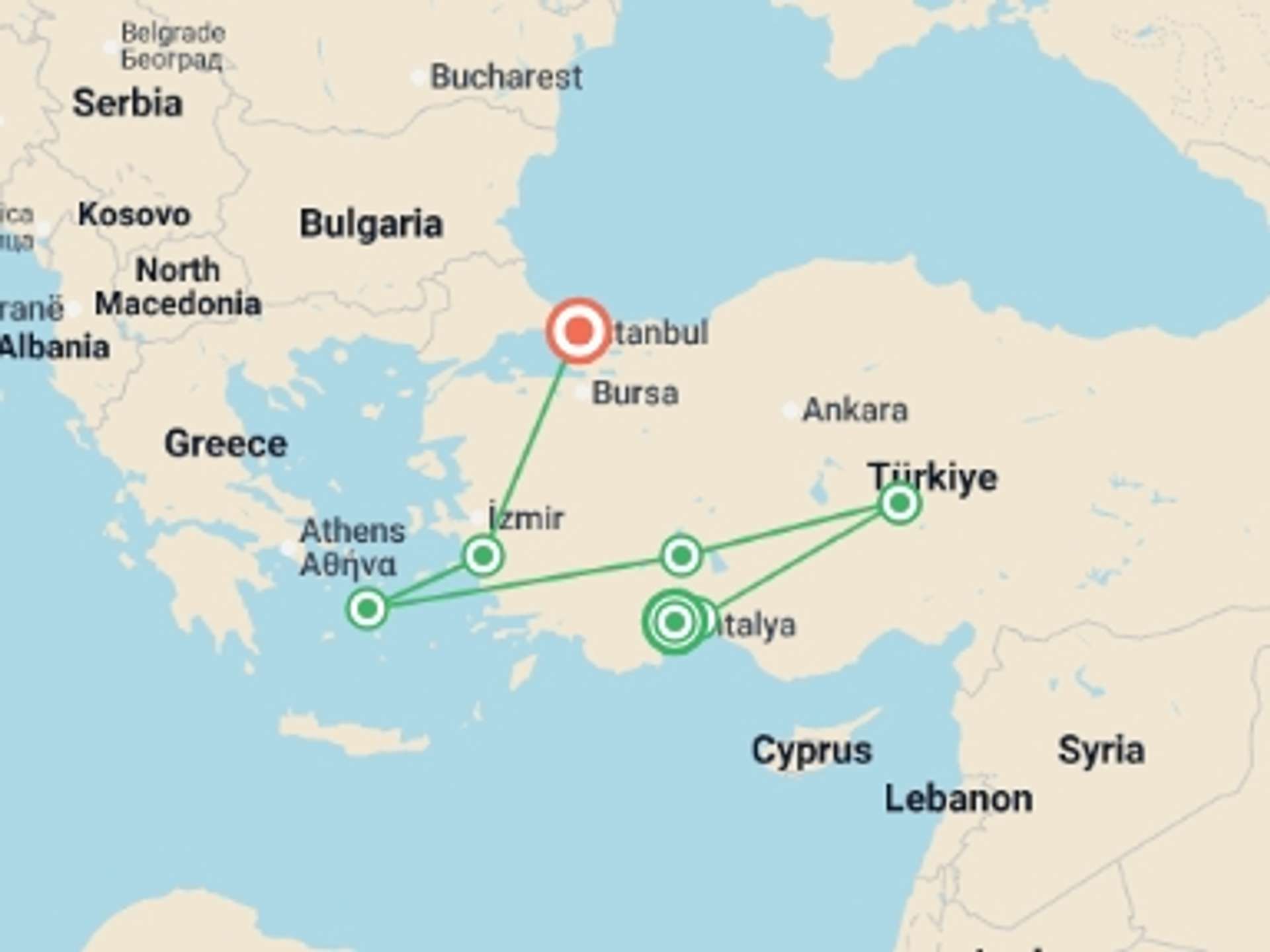 Antalya 10-Day tours