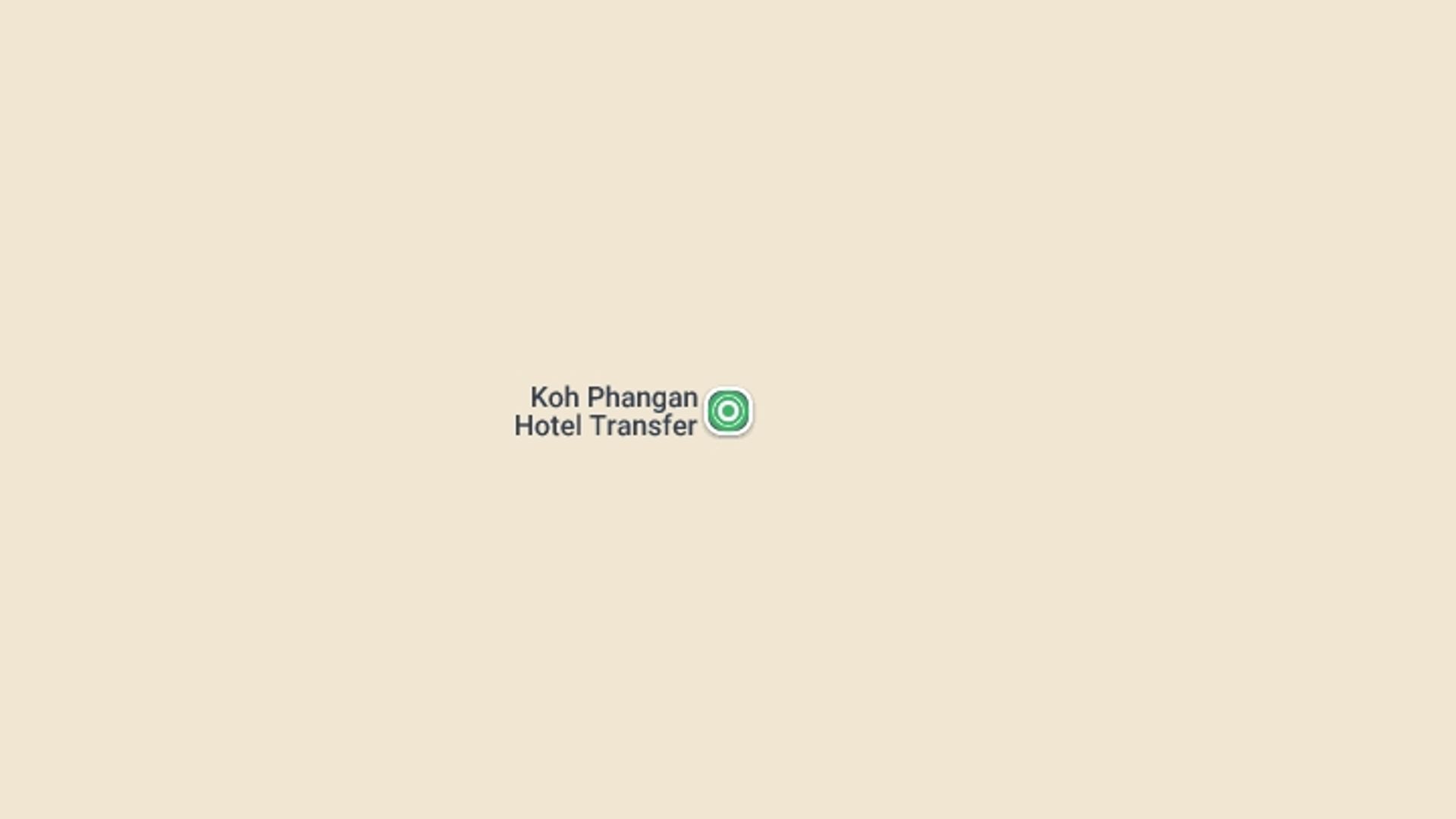 A map showing the tour itinerary for the trip: Full Moon Party Pack, starting in Koh Phangan, Thailand and ending in Koh Phangan, Thailand going through 0 other destinations.