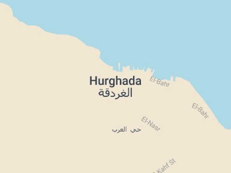 Map itinerary of Egypt Tour in Winter with 2 destination visits for the trip: Budget Hurghada Tours - Snorkeling in Mahmya Island