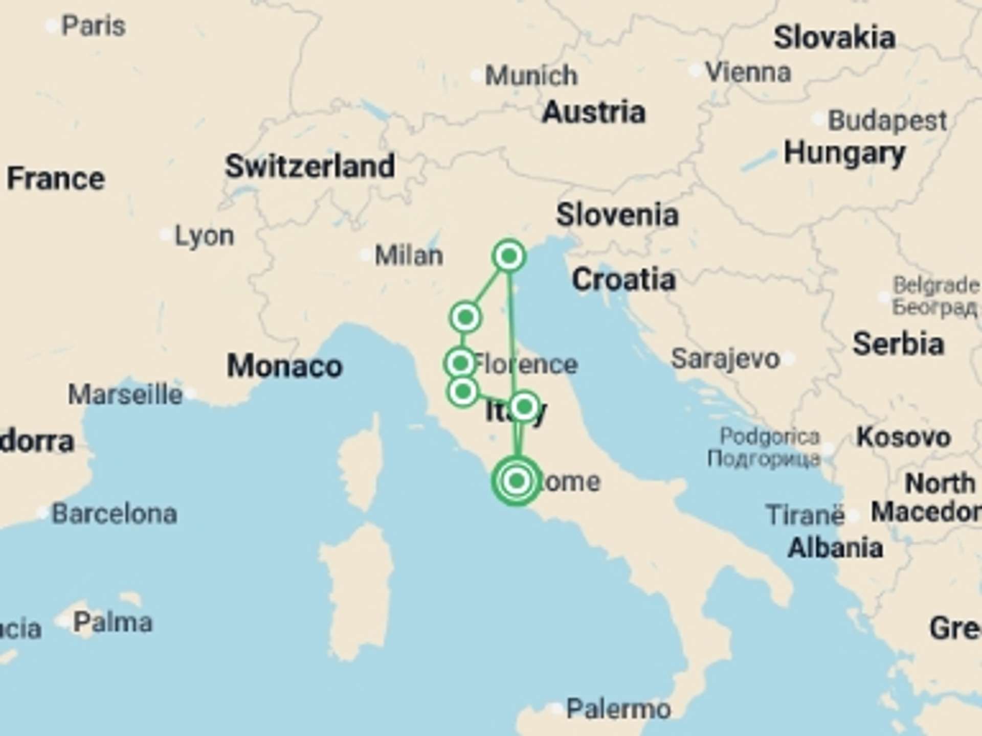 Italy 5-Day tours