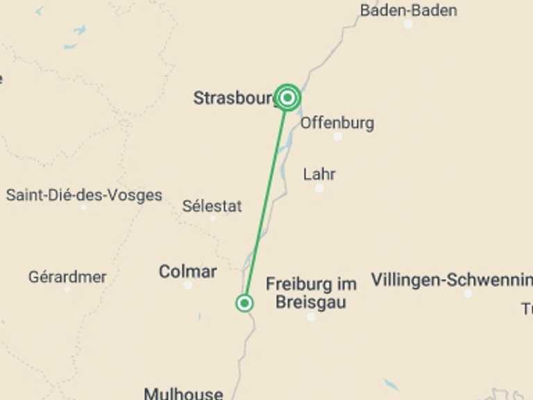 Map of a Romantic Tour with 3 destination visits for the trip: Rhineland Christmas on the Romantic Rhine (port-to-port cruise)