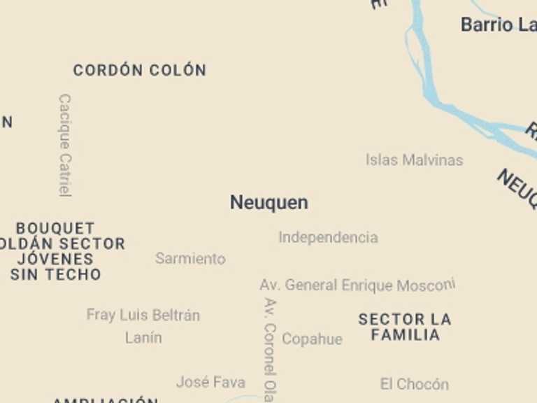 Map of Argentina Tour with 1 destination visits for the trip: Piedras Blancas Winter Park  in Bariloche