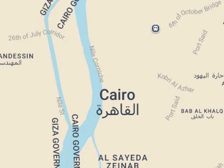 Map itinerary of Africa Tour in Fall with 1 destination visits for the trip: Red sea from Cairo in one day tour 