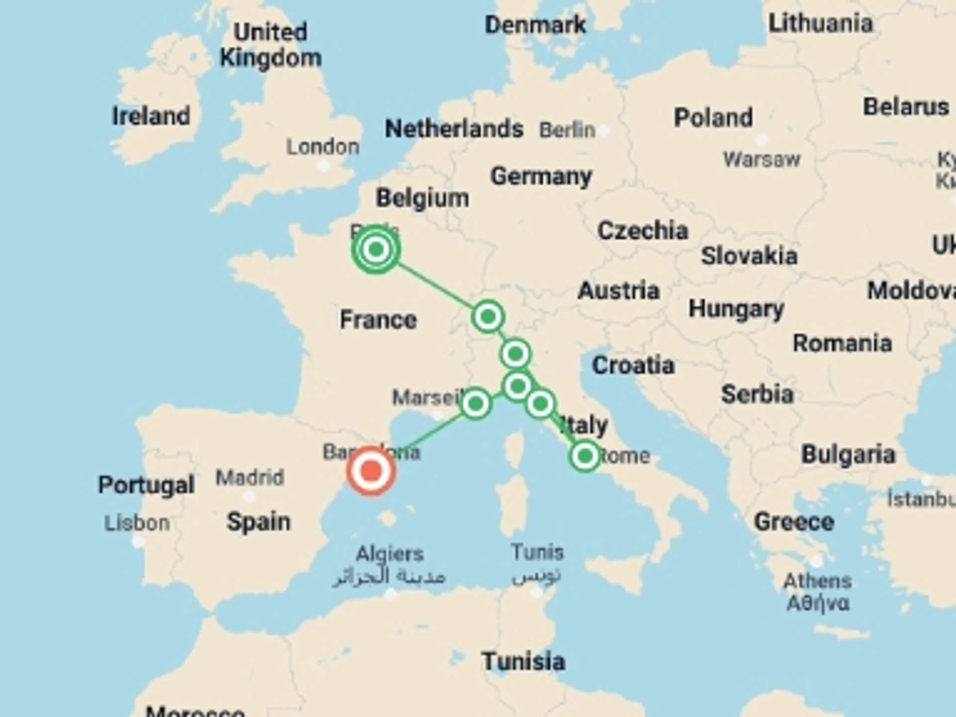 Barcelona 13-Day tours
