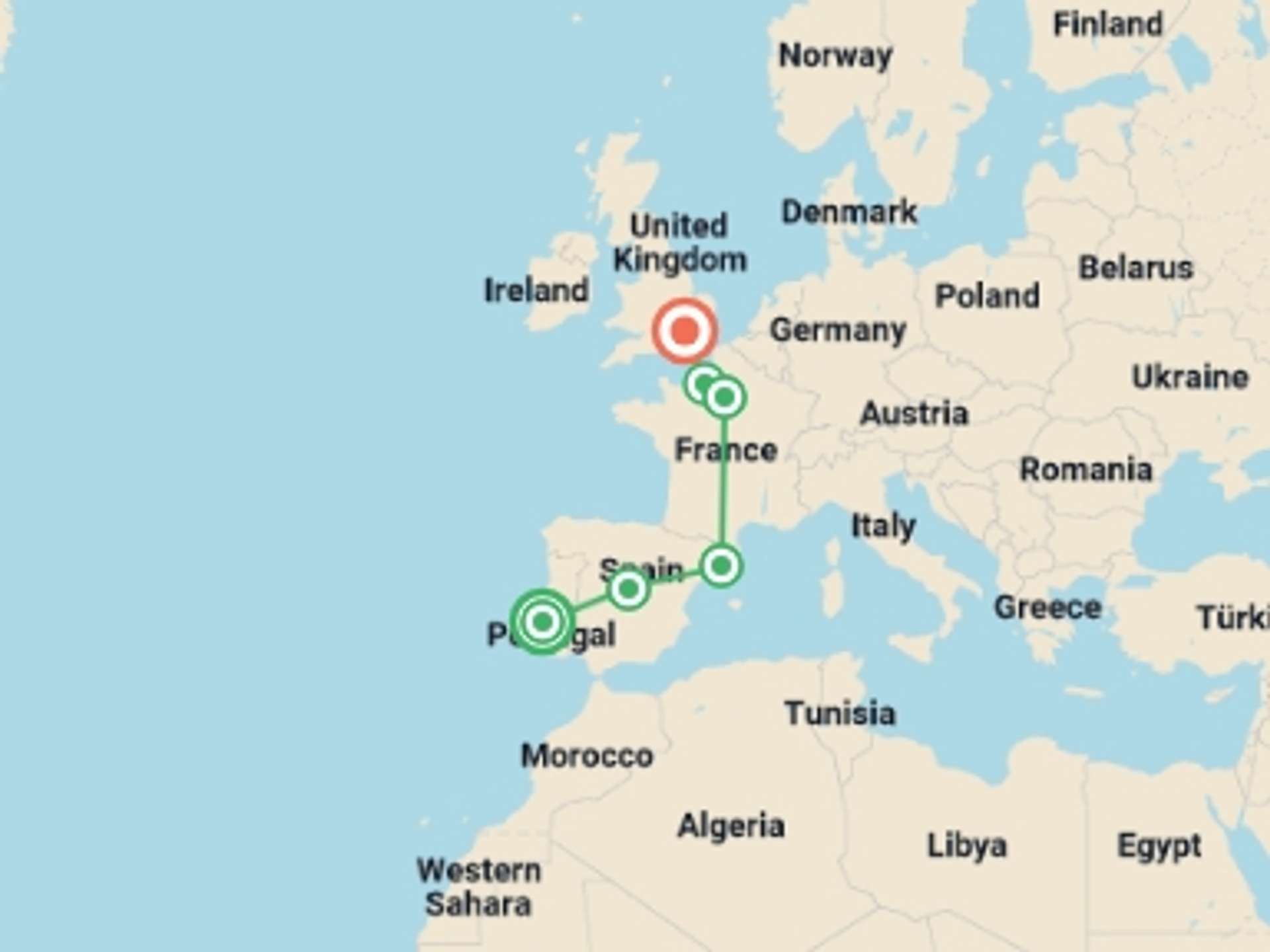 London 12-Day tours