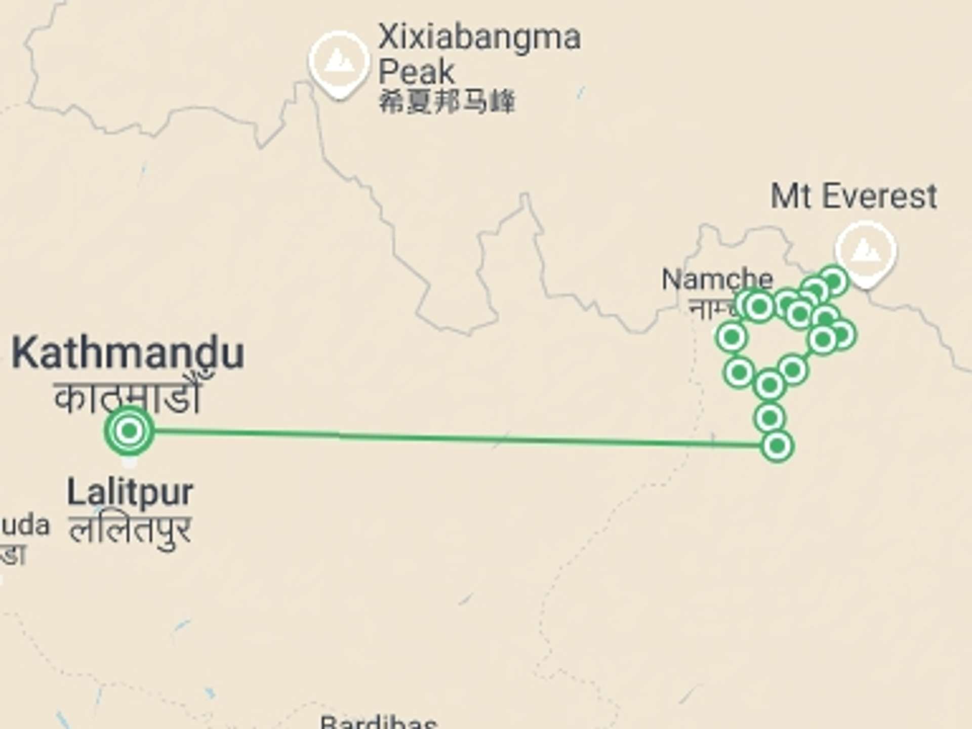 Namche Bazar 16-Day tours