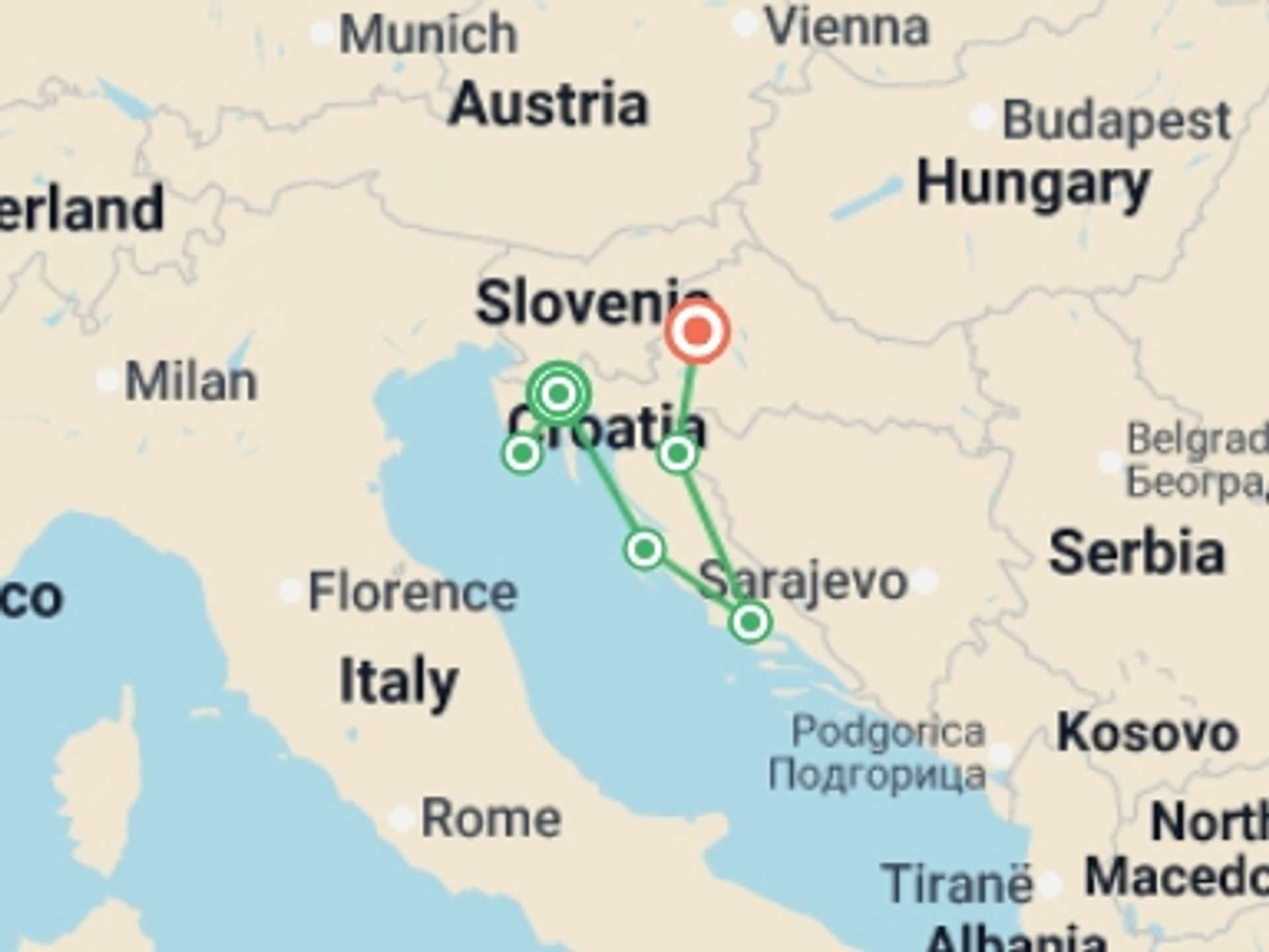 Croatia 10-Day tours