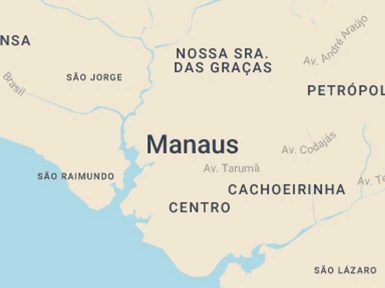 Map of Manaus Explorer Tour with 1 destination visits for the trip: Amazon Jungle Tour - Alligators Night Watch