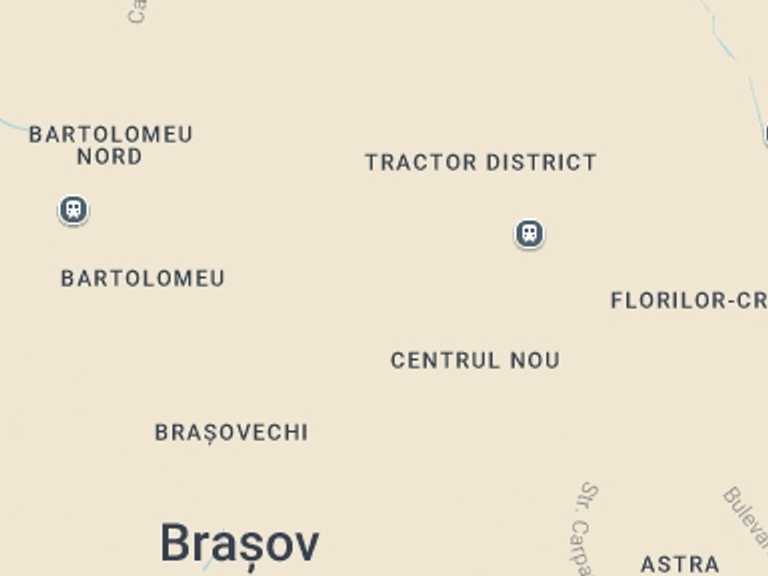 Map of Romania Tour with 1 destination visits for the trip: Airplane tour over Dracula's Castle