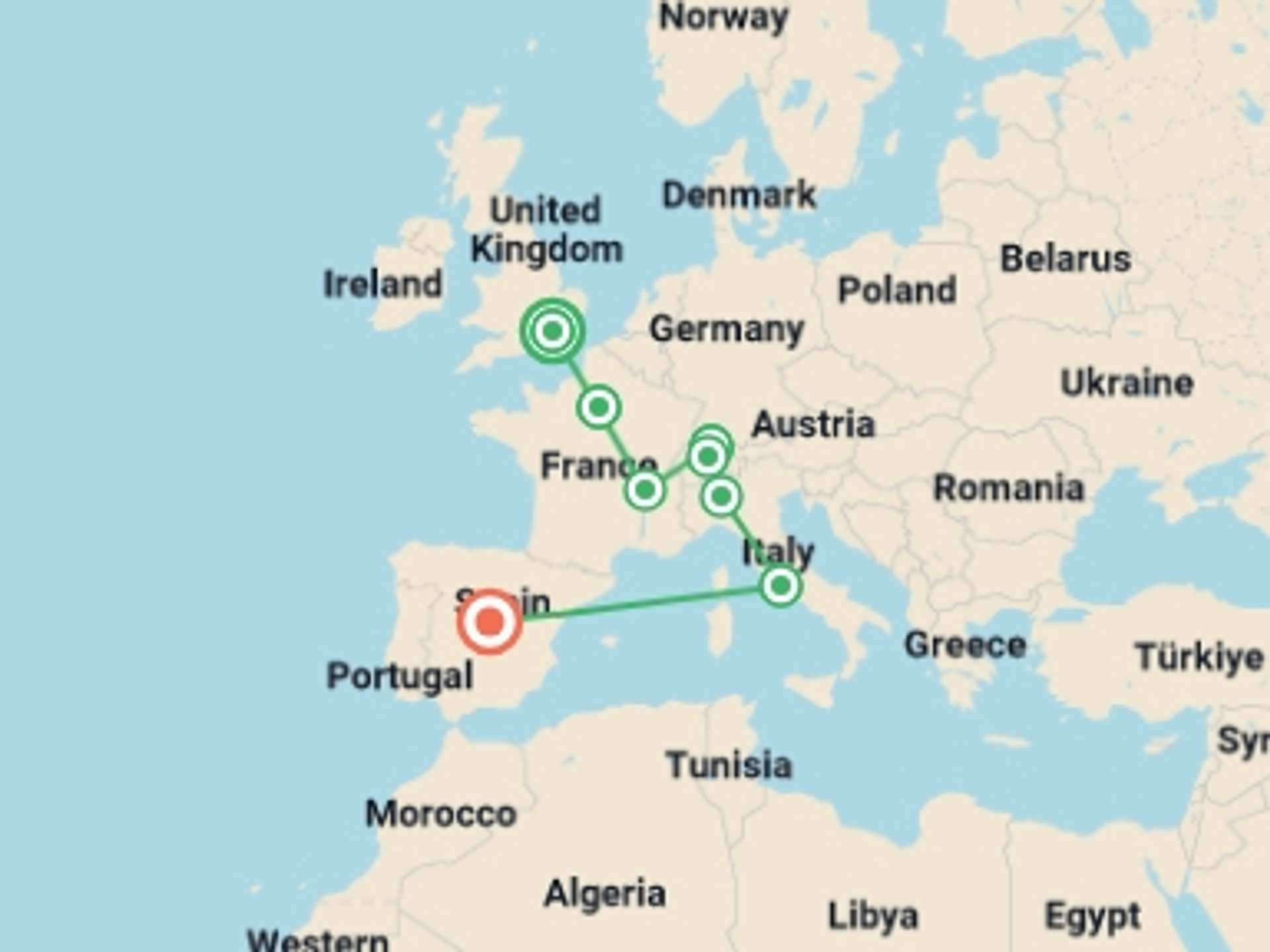Madrid 16-Day tours