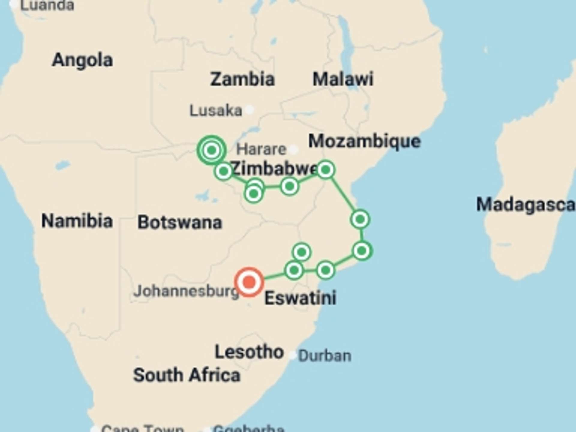 Kruger National Park 14-Day tours
