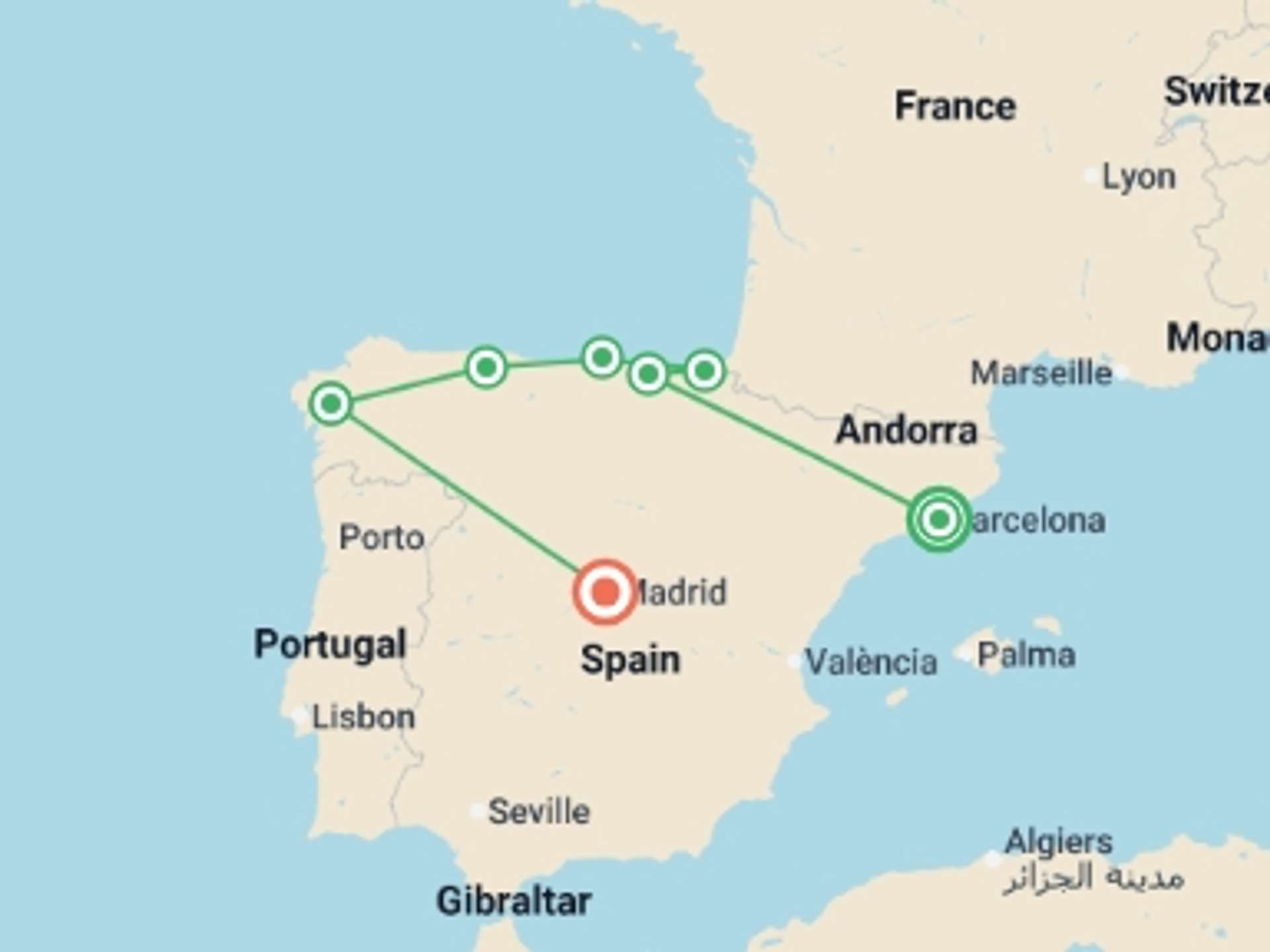 Spain 10-Day tours
