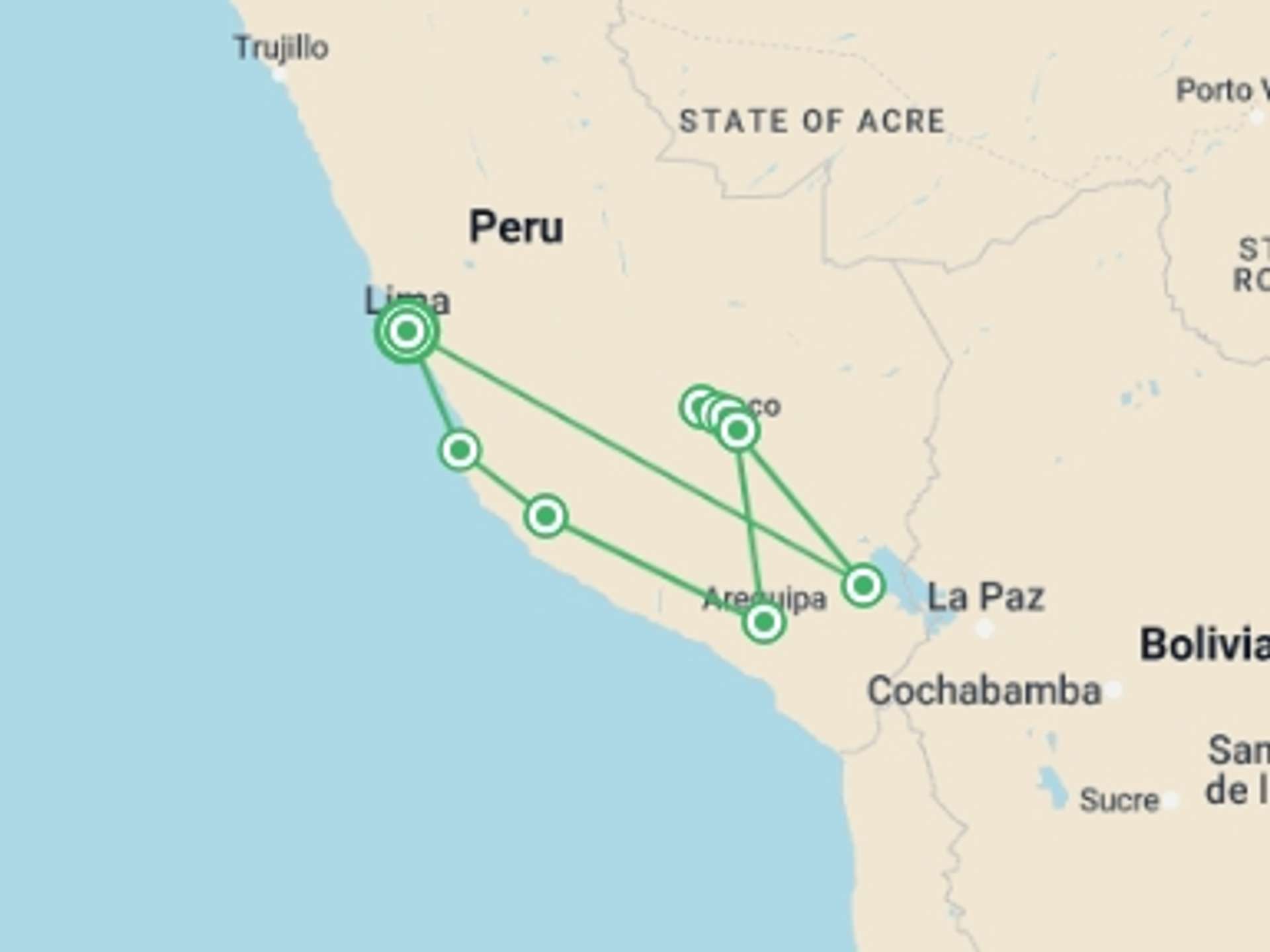 Aguas Calientes 15-Day tours