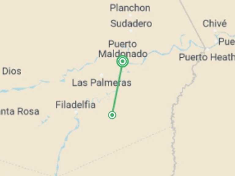 Map of Peru Getaways and short breaks Tour with 1 destination visits for the trip: Hacienda Concepcion 4 Days, Short Break (on Request)