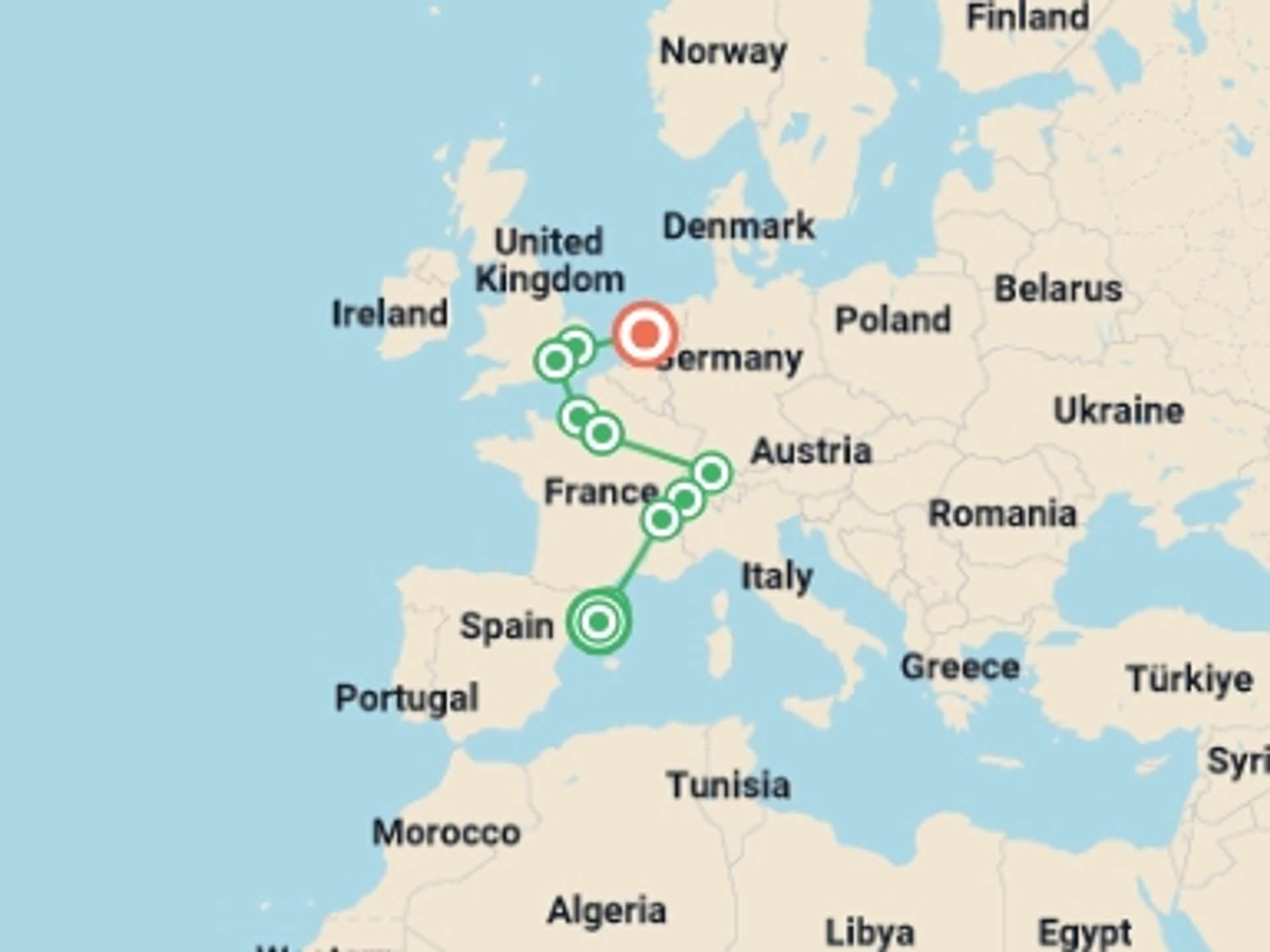 London 13-Day tours