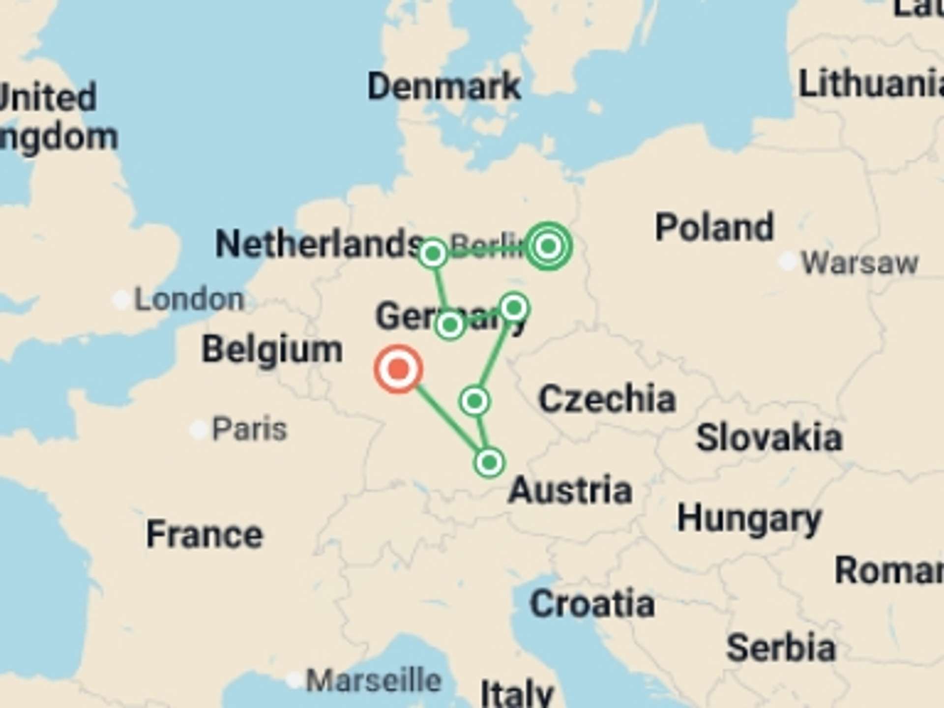 Frankfurt 9-Day tours