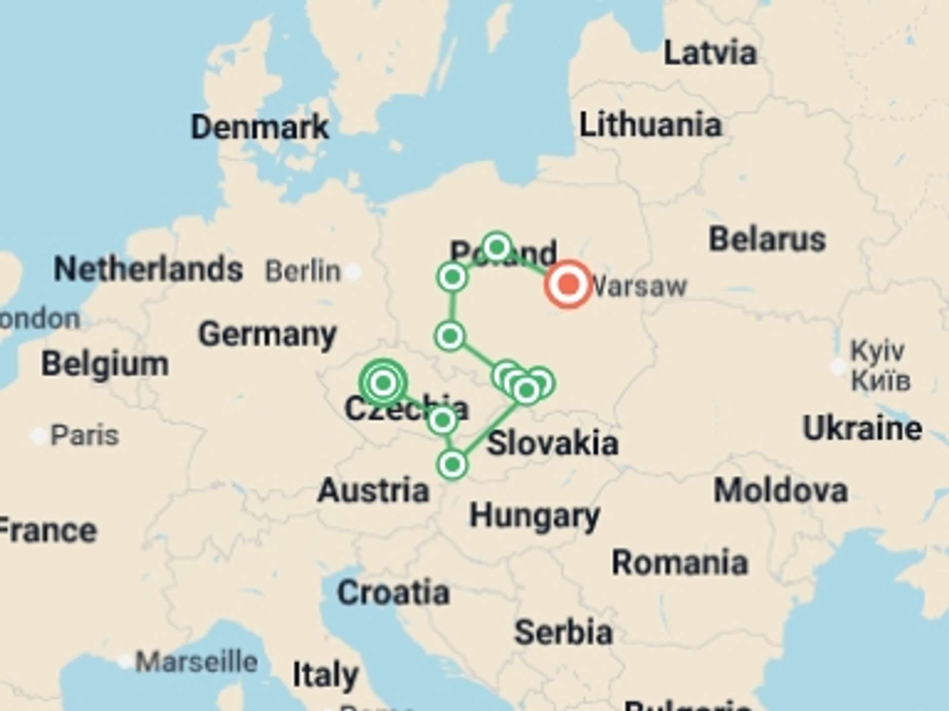 Europe 10-Day tours
