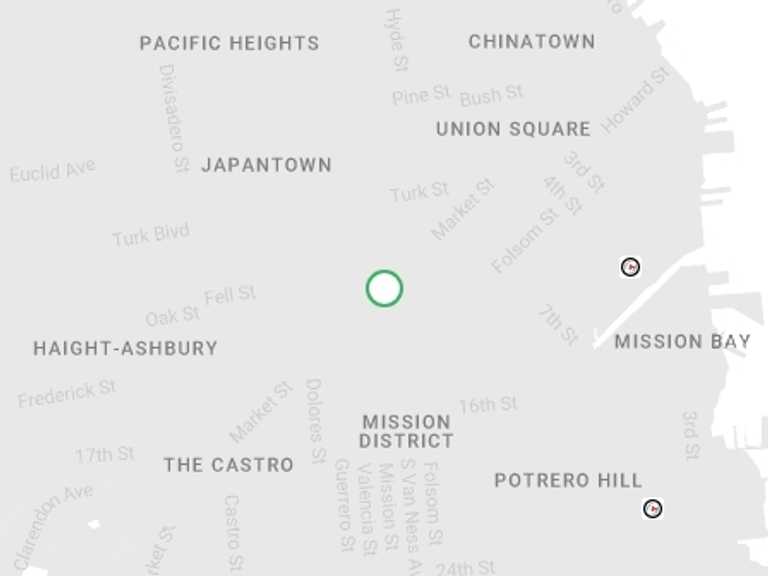 Map of 1-Day San Francisco Tour with 1 destination visits for the trip: 1-day Hop-On Hop-Off Pass