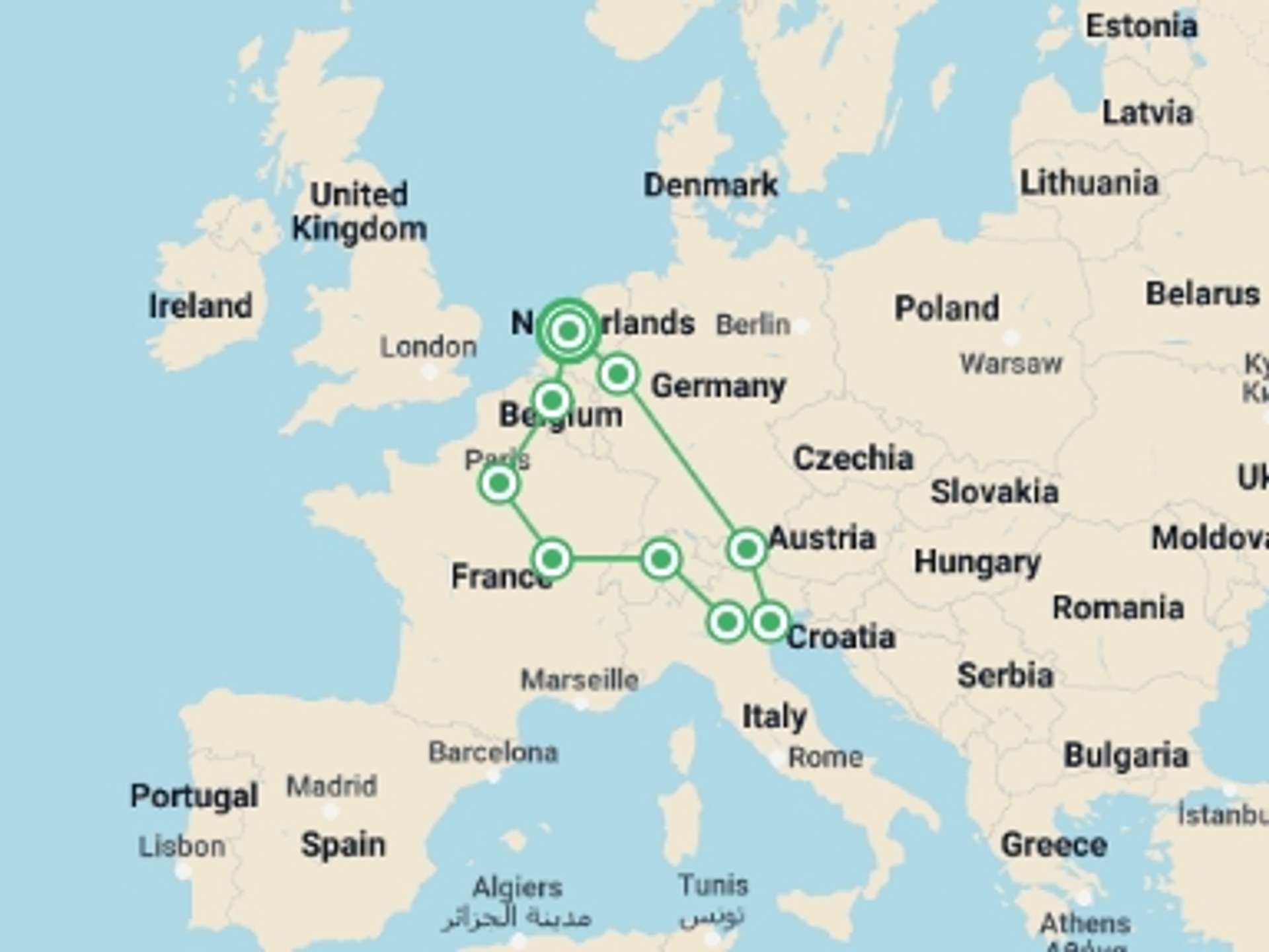 Paris 8-Day tours