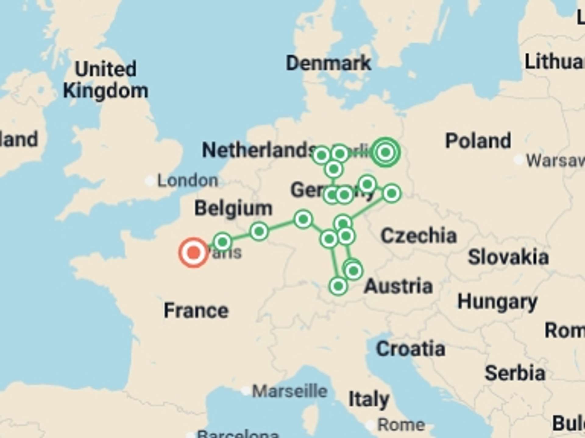 Paris 9-Day tours