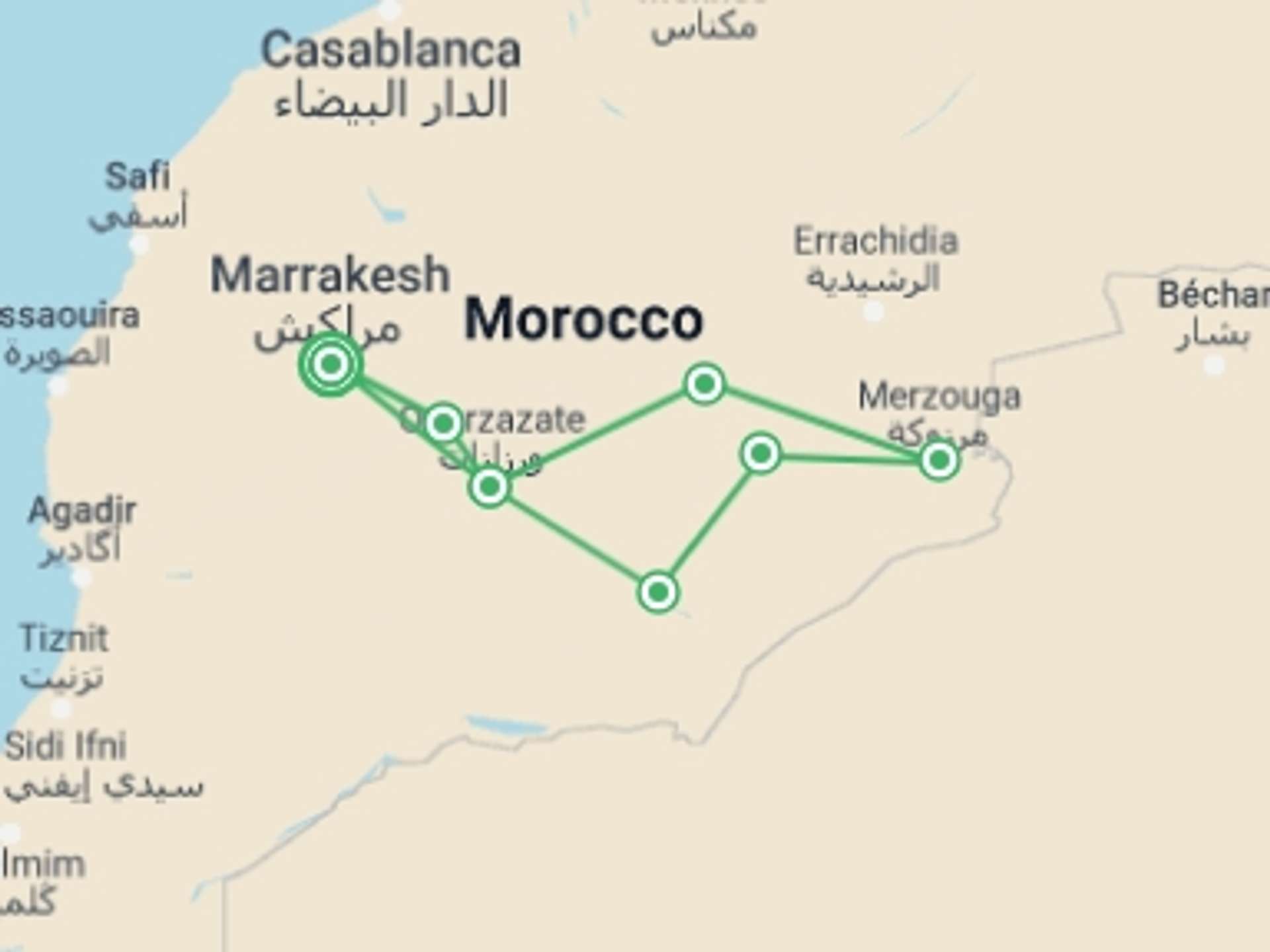 Ouarzazate 8-Day tours