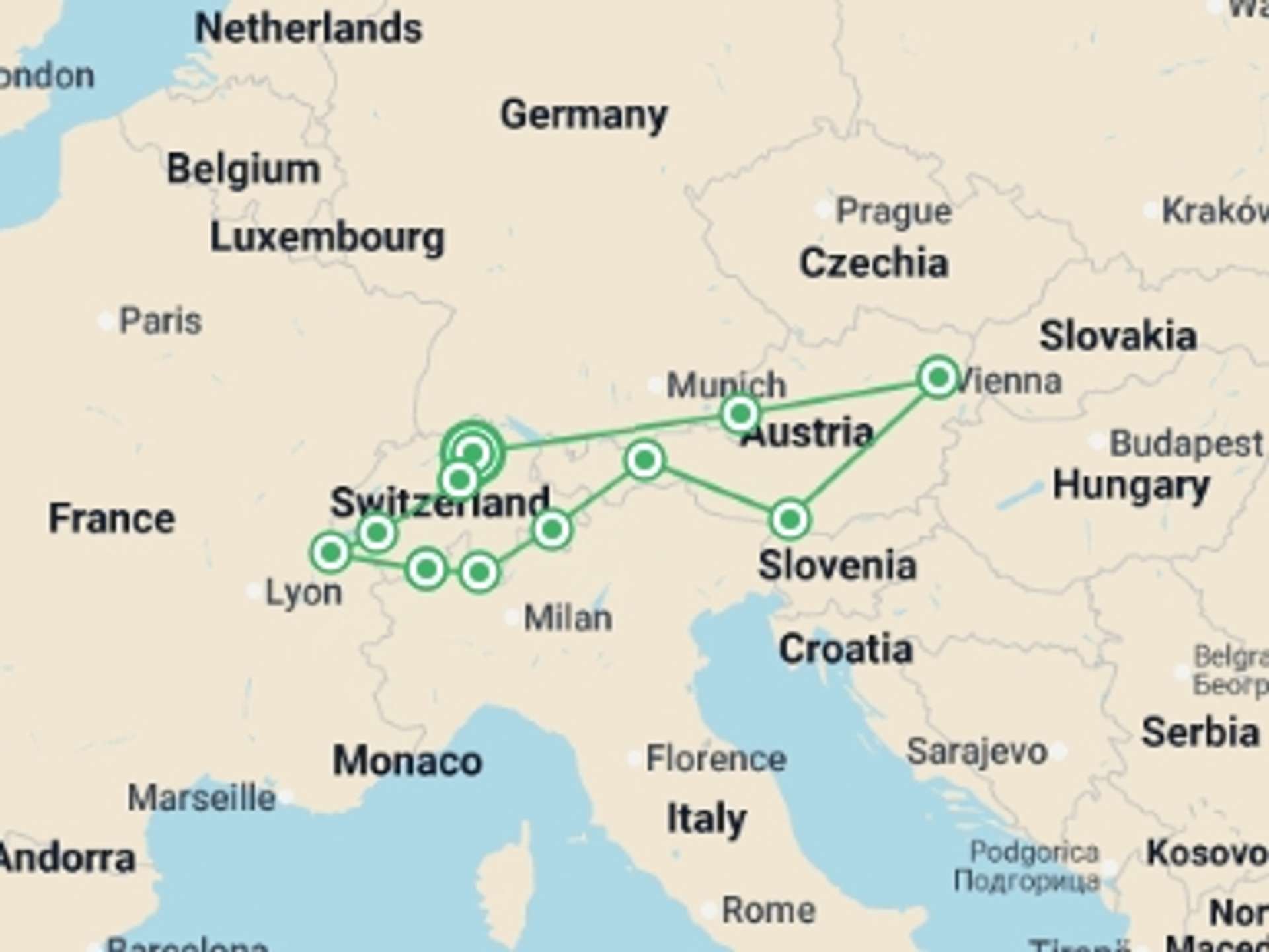 Vienna 13-Day tours