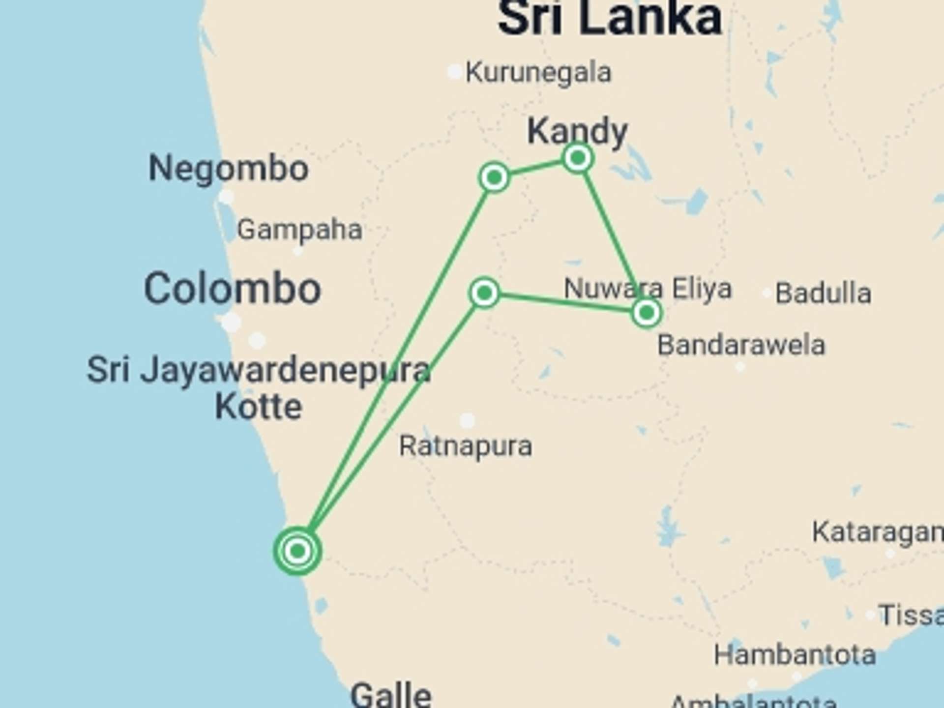Sri Lanka 4-Day tours