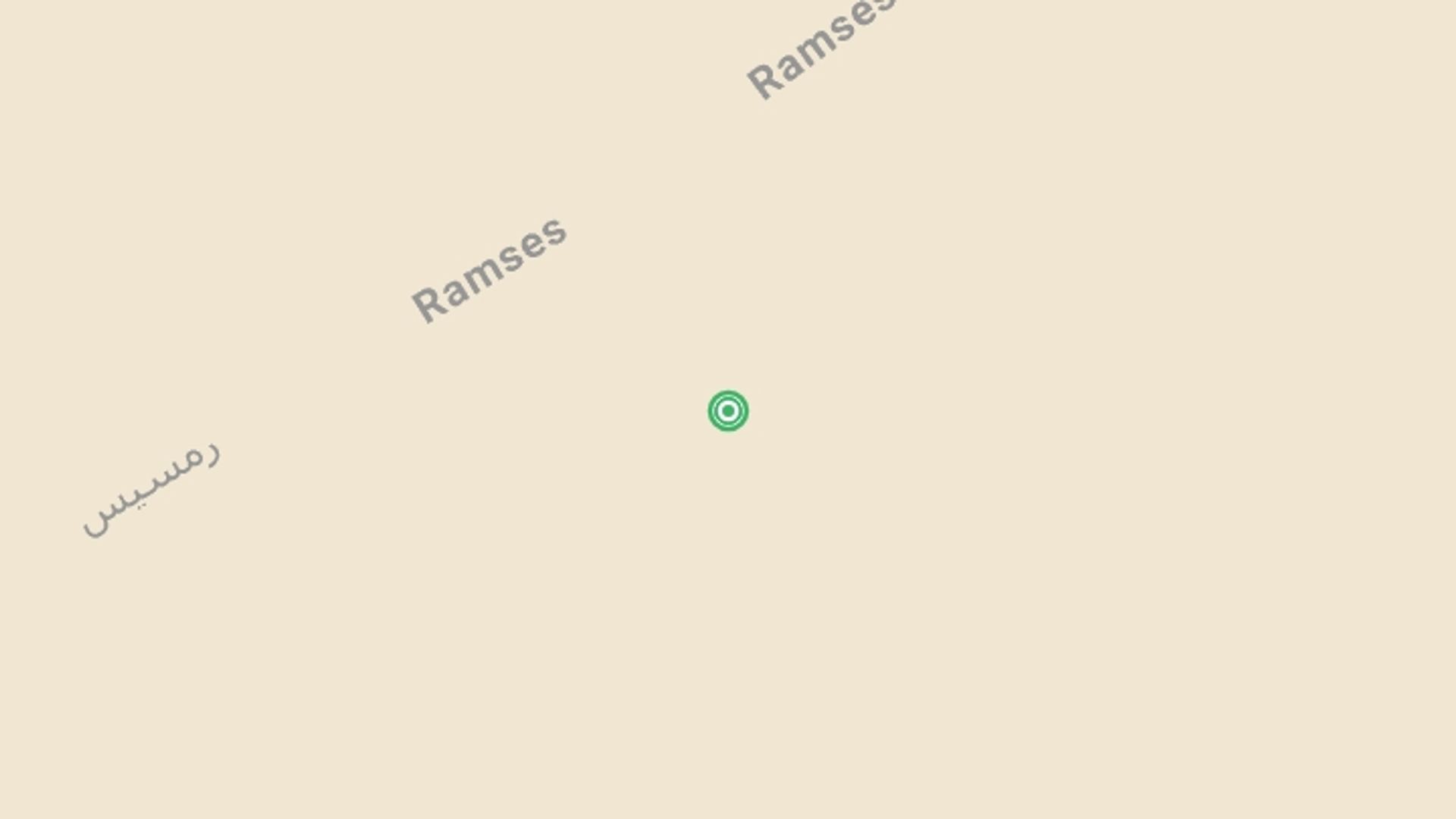 A map showing the tour itinerary for the trip: Cairo City Break, starting in Cairo, Egypt and ending in Cairo, Egypt going through 1 other destinations.