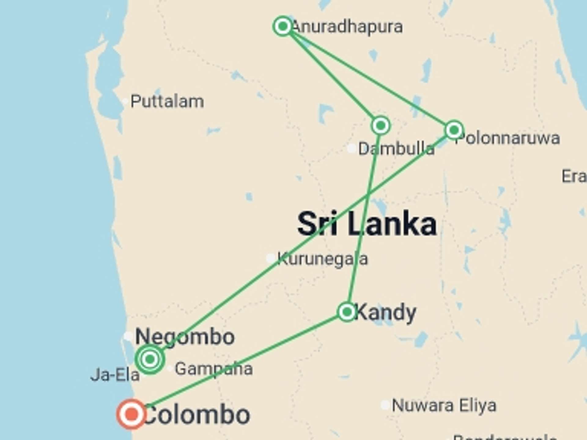 Colombo 9-Day tours
