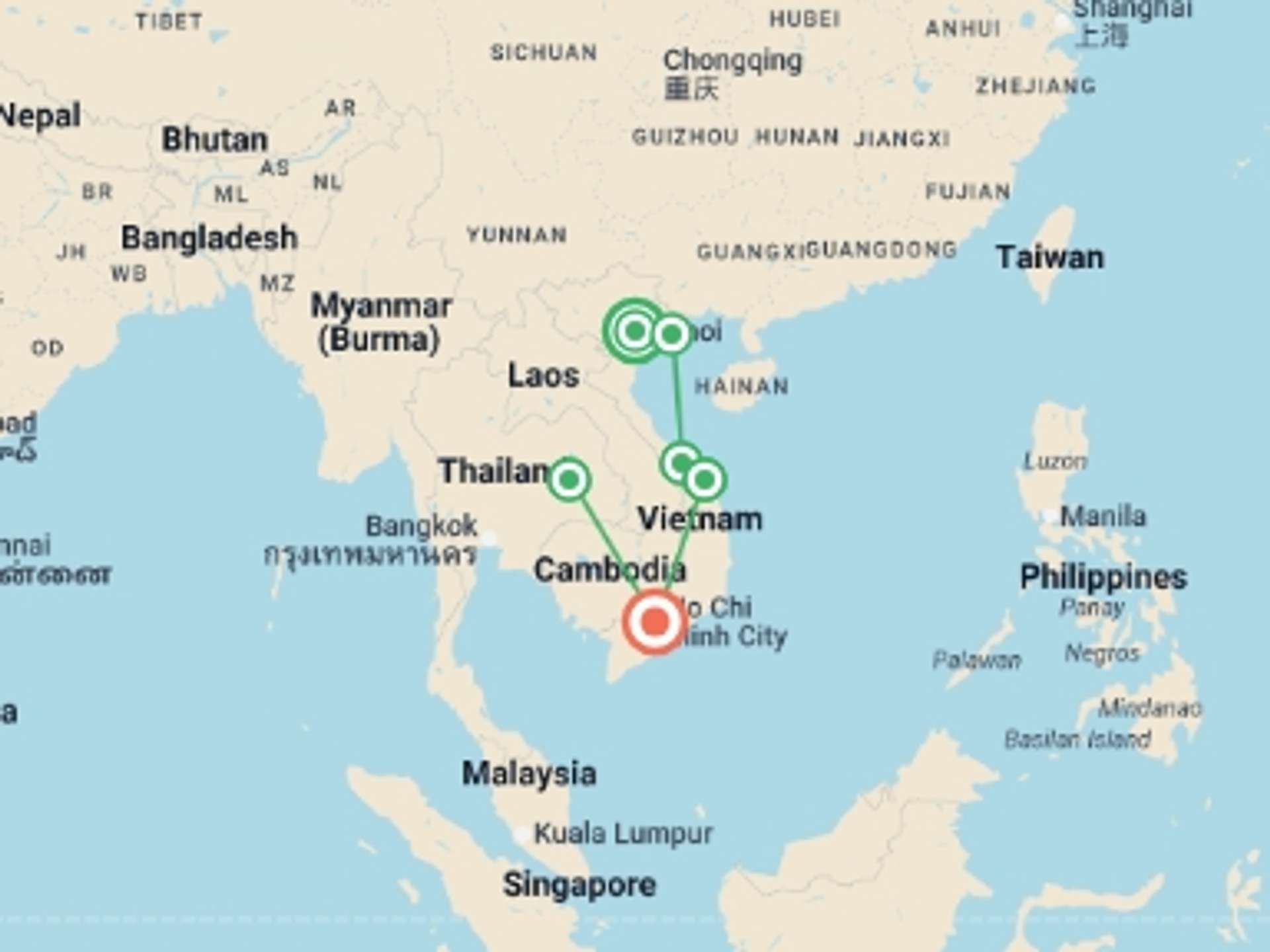 Ho Chi Minh City 12-Day tours