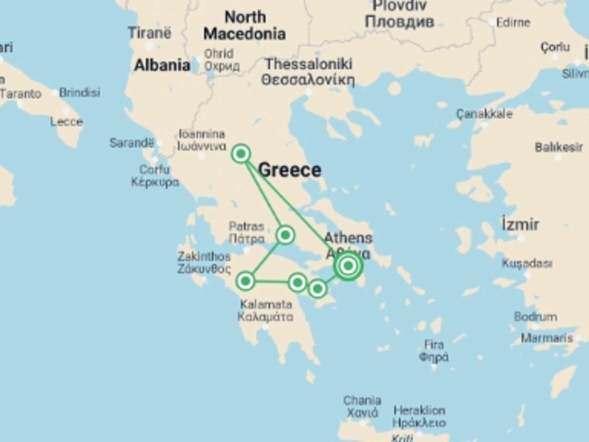 Greece 4-Day tours