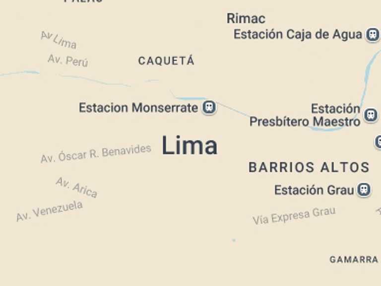 Map of Lima Food Tour with 1 destination visits for the trip: Gourmet food tour in Miraflores and Barranco