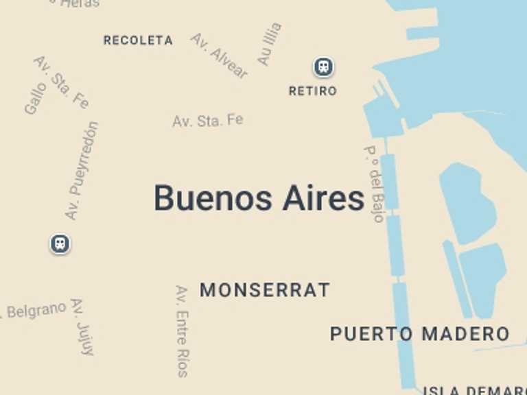 Map of Andes Tour with 1 destination visits for the trip: Iguasu Falls Private Day Trip from Buenos Aires without Airfare - Brazil & Bird Park