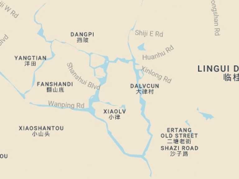 Map itinerary of China Tour in July 2027 with 2 destination visits for the trip: Li River Cruise to Yangshuo Coach Tour