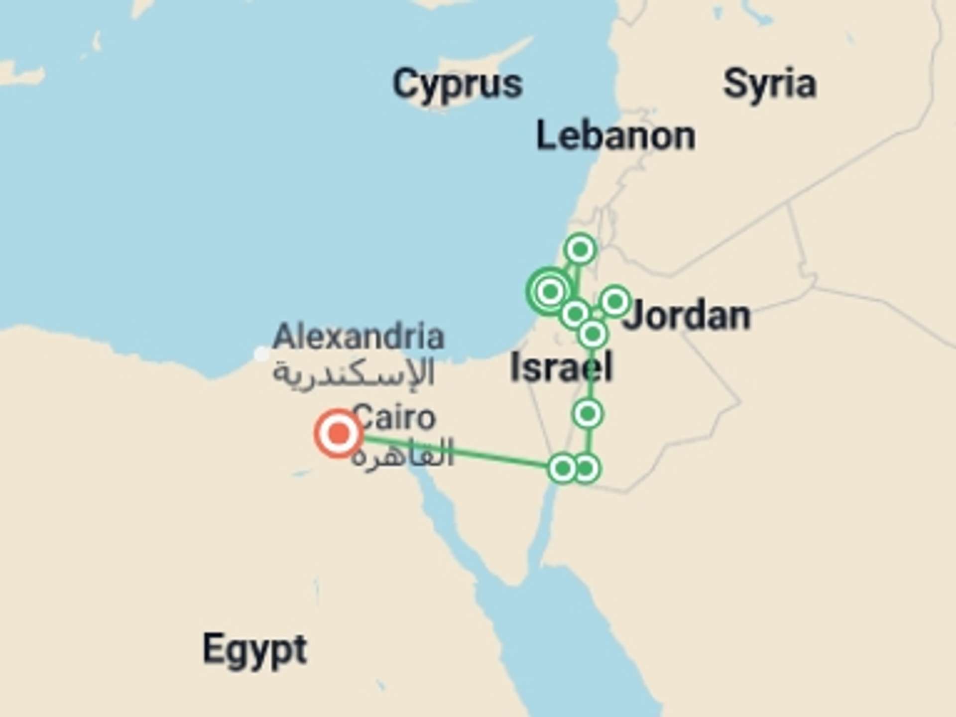 Middle East 15-Day tours