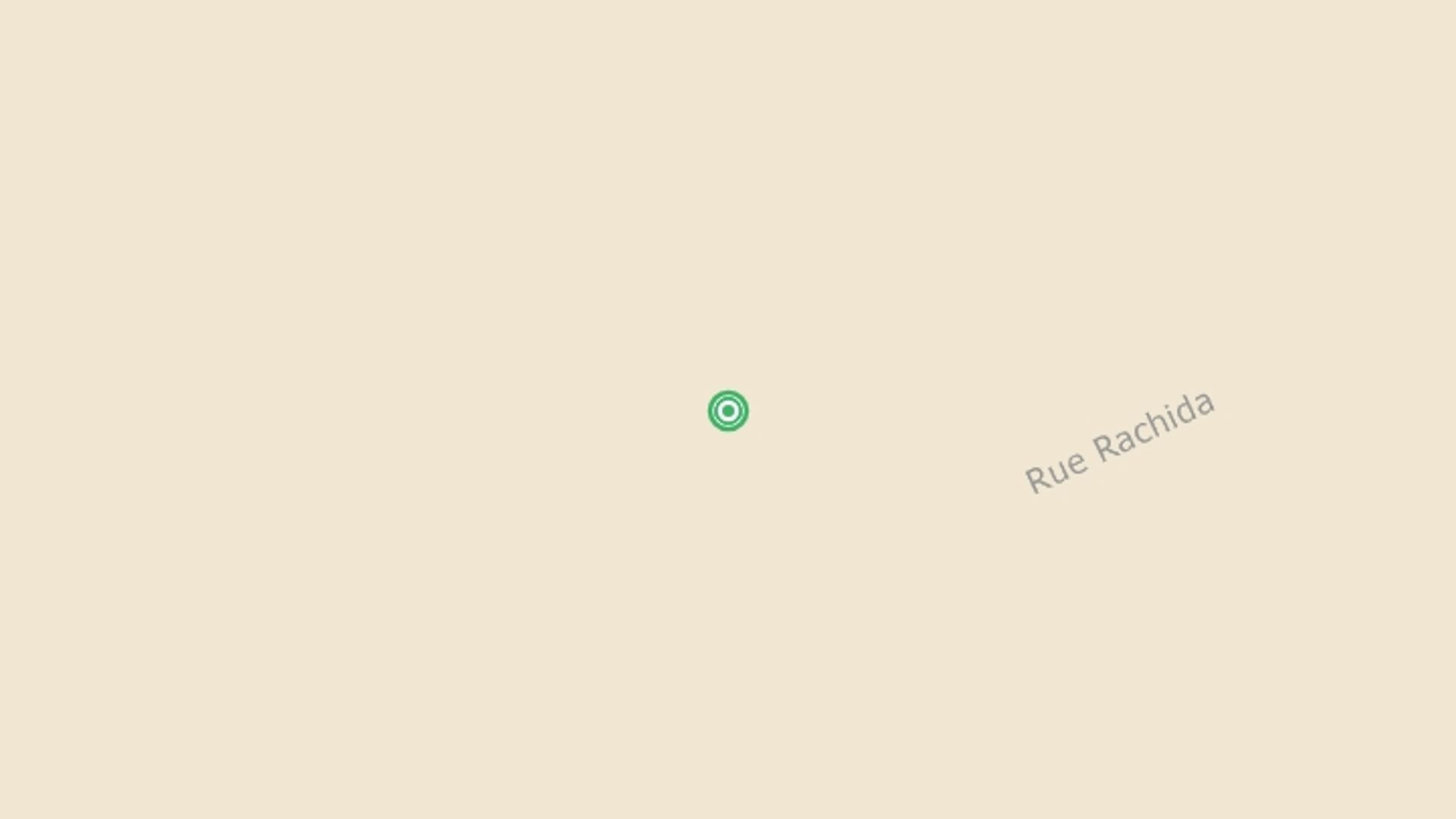 A map showing the tour itinerary for the trip: Four Days in Marrakech, starting in Marrakech, Morocco and ending in Marrakech, Morocco going through 1 other destinations.