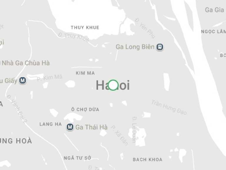 Map of Hanoi Tour with 2 destination visits for the trip: Halong Bay 1 day on Deluxe Cruise with transfer & lunch