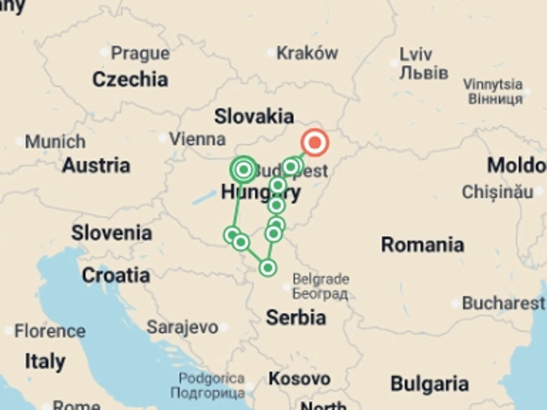 Eastern Europe 9-Day tours