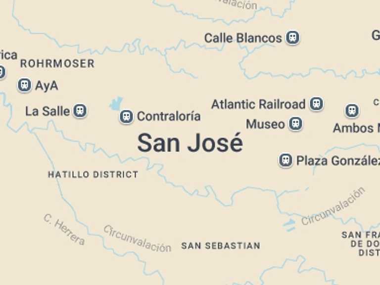 Map itinerary of San Jose Tour in February 2027 with 1 destination visits for the trip: San Jose Food Tour: Farm to Table