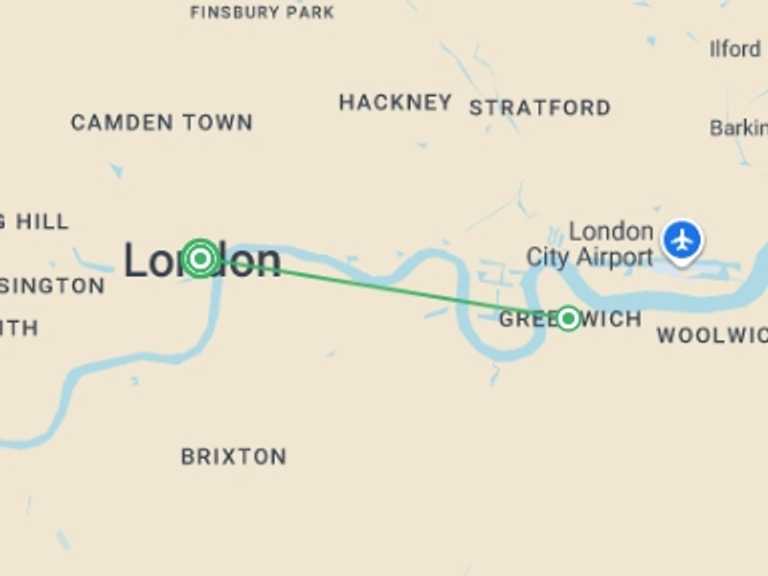 Map itinerary of Europe Tour in July 2026 with 1 destination visits for the trip: Spotlight on London 