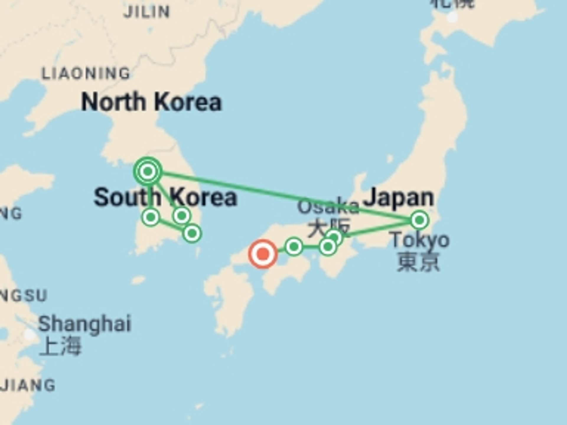 Osaka 15-Day tours