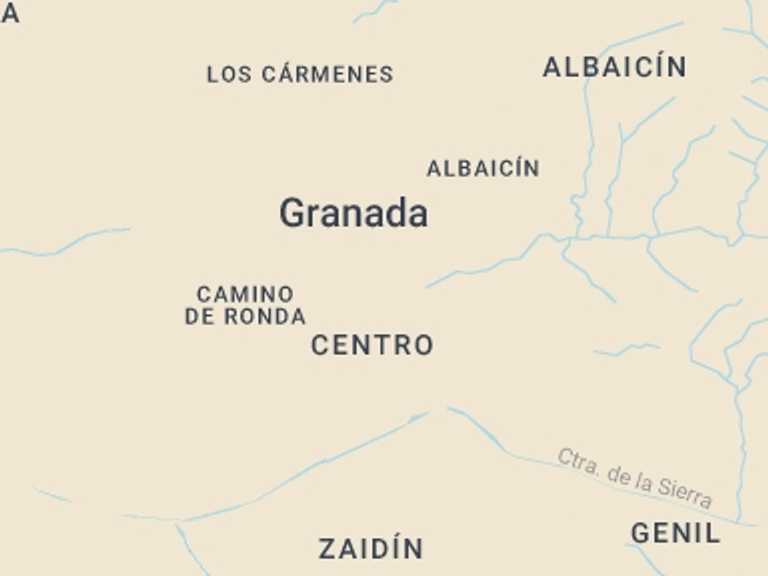 Map of Europe Tour with 1 destination visits for the trip: Granada Culture & History Tour