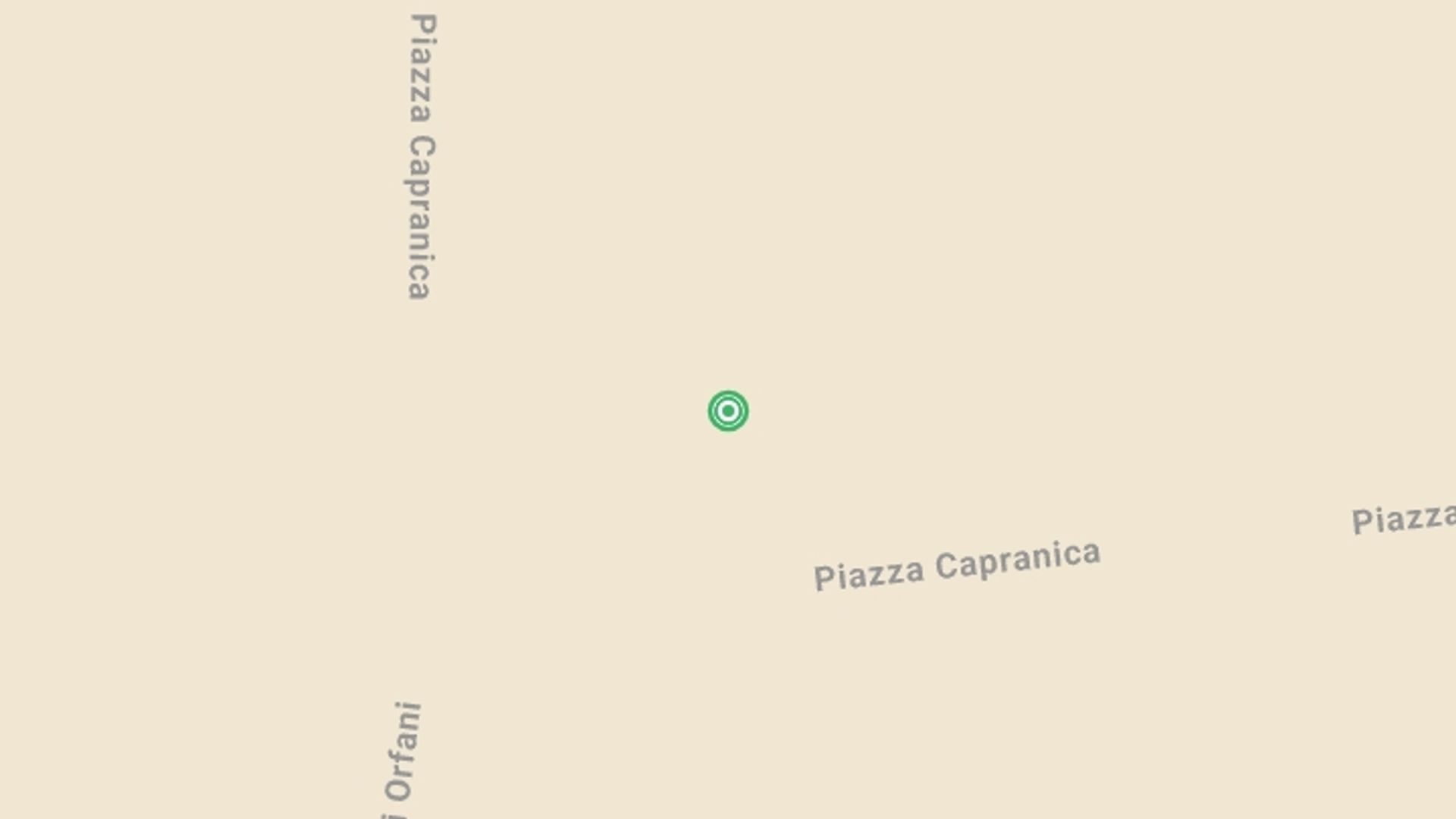 A map showing the tour itinerary for the trip: Discovering Rome, starting in Rome, Italy and ending in Rome, Italy going through 0 other destinations.