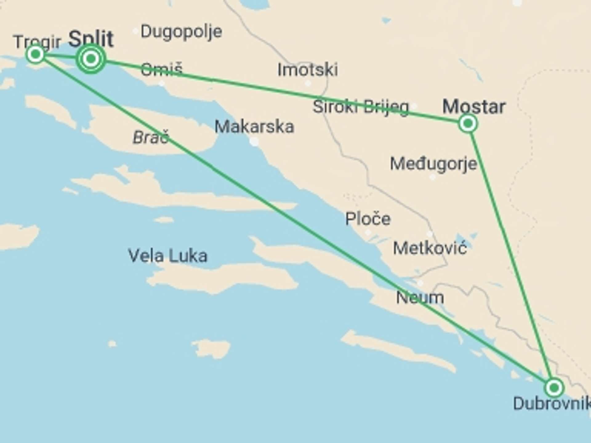 Split 8-Day tours