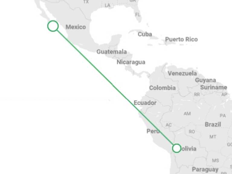 Map of Mexico Tour with 2 destination visits for the trip: Baja Marine Majesty & La Paz-Los Cabos Journey 5D/4N
