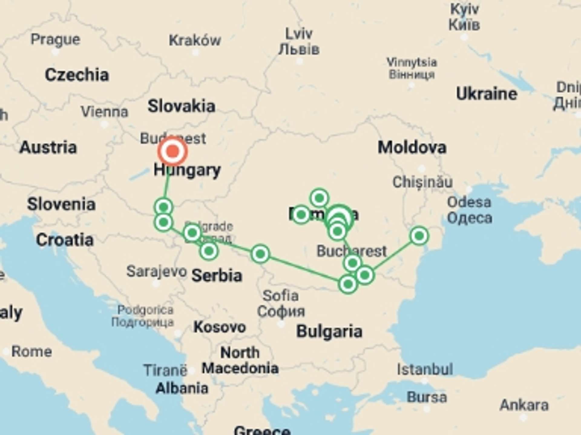 Budapest 12-Day tours
